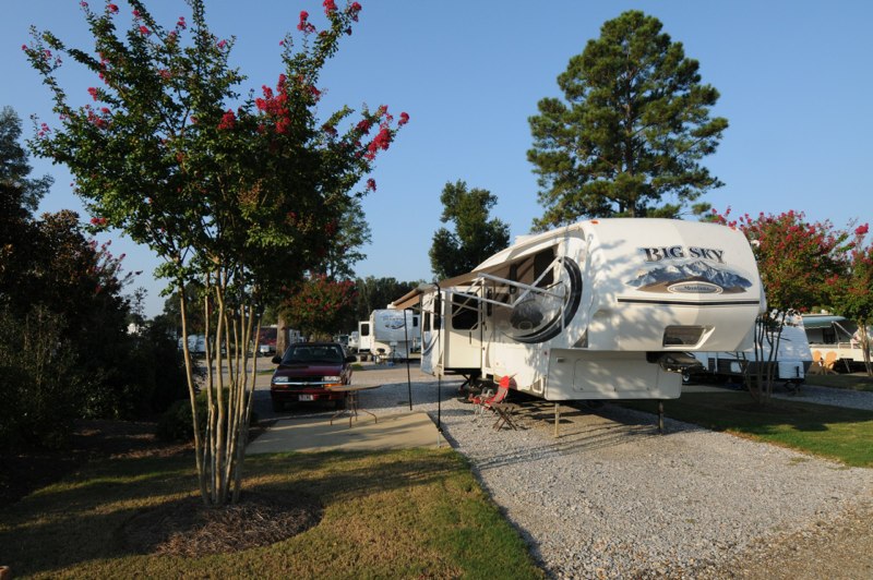 Room for larger RVs