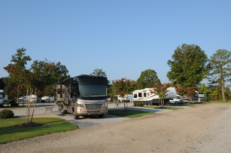 A look through the campground
