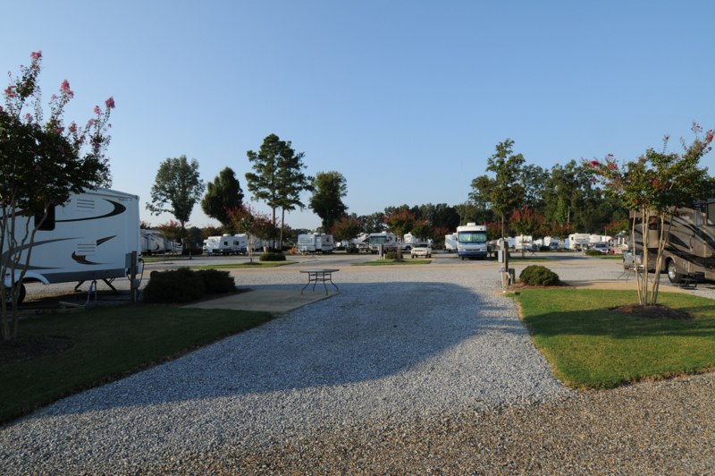 Gravel sites and paved access
