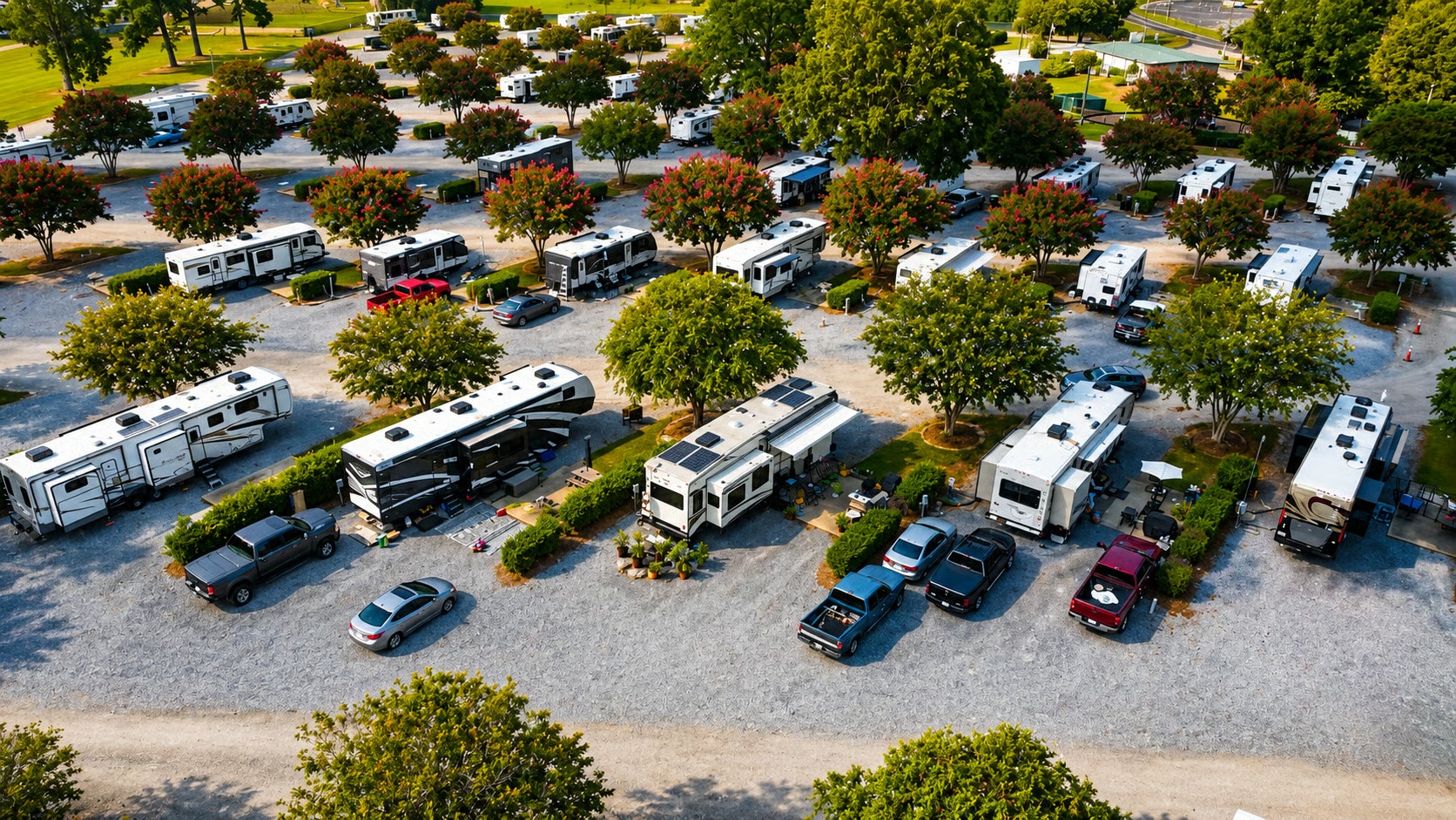 RV sites from above