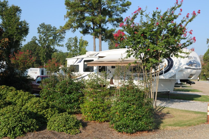 RV sites at Capital City RV Park